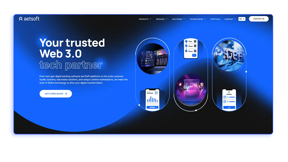 aetsoft is a top blockchain development company.
